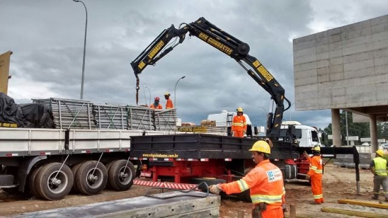 Locação de Caminhão Munck com Operador Valor Alto da Lapa - Locação de Caminhão Munck para Container