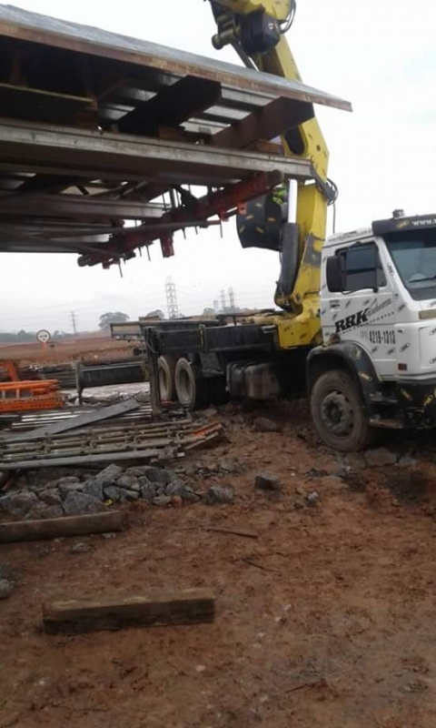 Locação de Caminhão Munck para Obra Barato Jardim Ângela - Locação de Caminhão Munck para Container