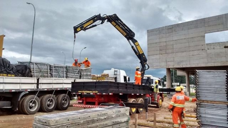 Locação de Guindaste para Construção Civil Preço Pacaembu - Locação de Guindaste para Empilhadeira