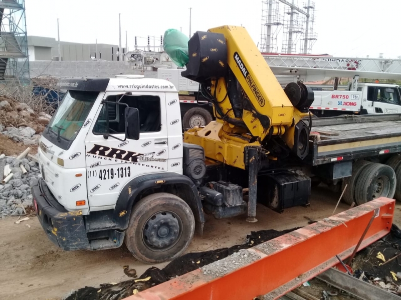 Onde Encontro Locação de Caminhão Munck para Obra Ponte Rasa - Locação de Caminhão Munck Diária