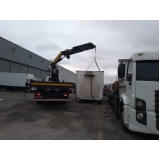 locação de caminhão munck para container valor Jandira
